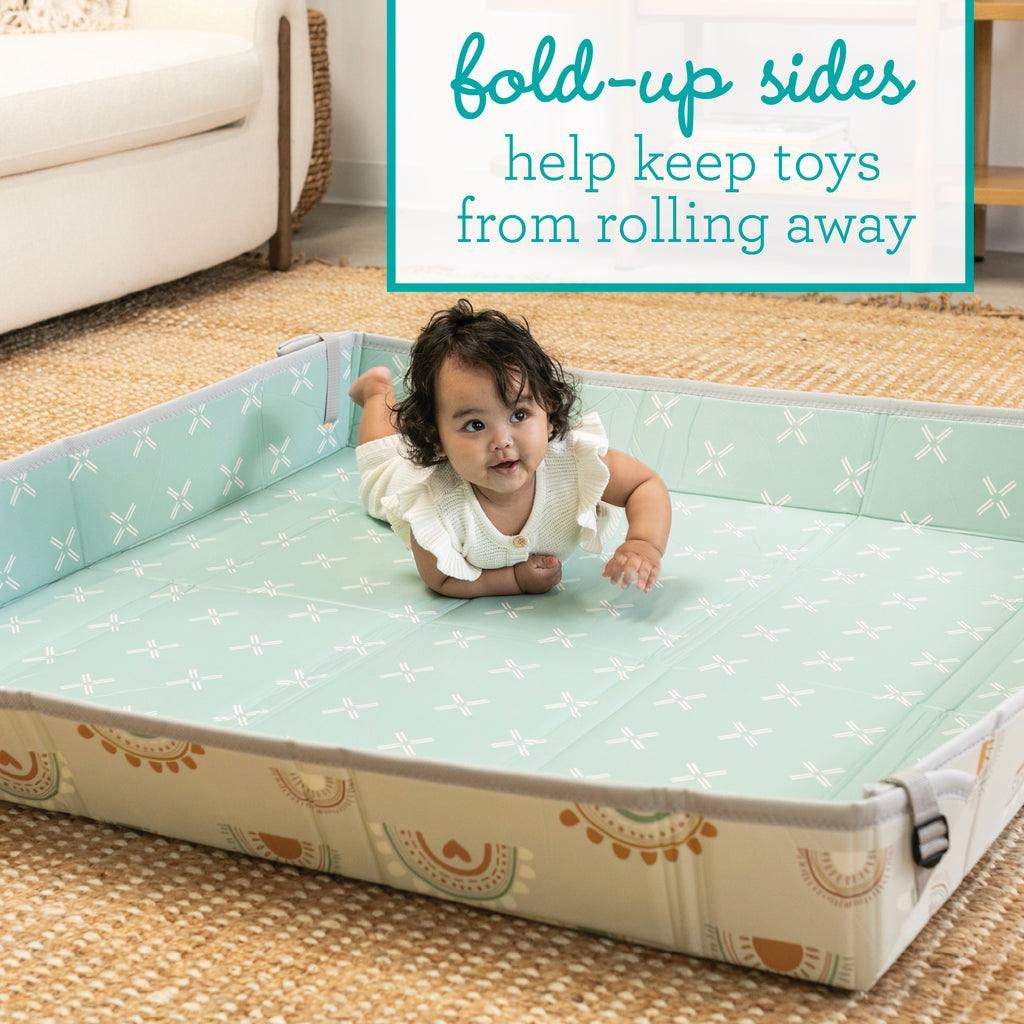 Tapis Pliable en mousse confortable pour bébé - 150 x 150 cm – Image 5