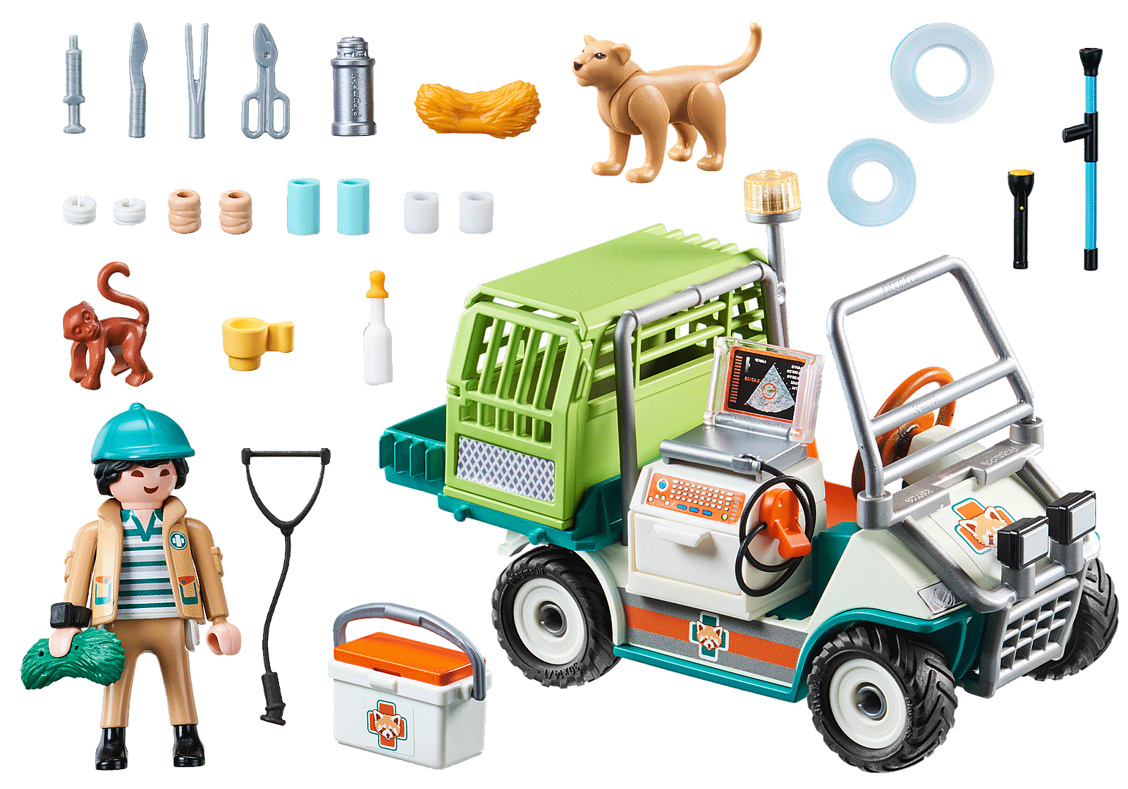 Playmobil - Vétérinaire et véhicule tout terrain – Image 3