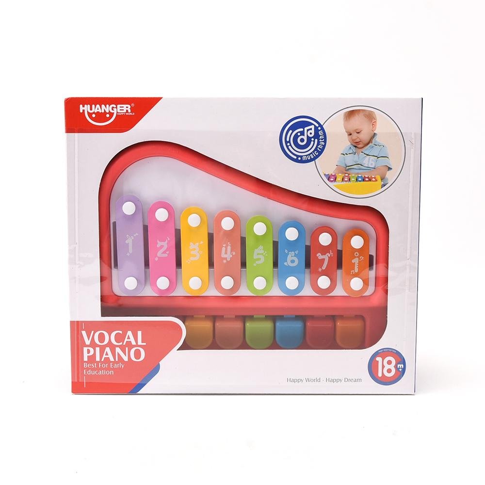 Piano vocal xylophone à 8 touches Rouge - Huanger – Image 5