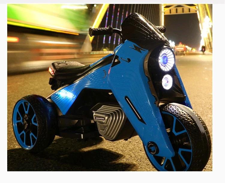 Moto électrique pour enfant 12V BLEU – Image 3