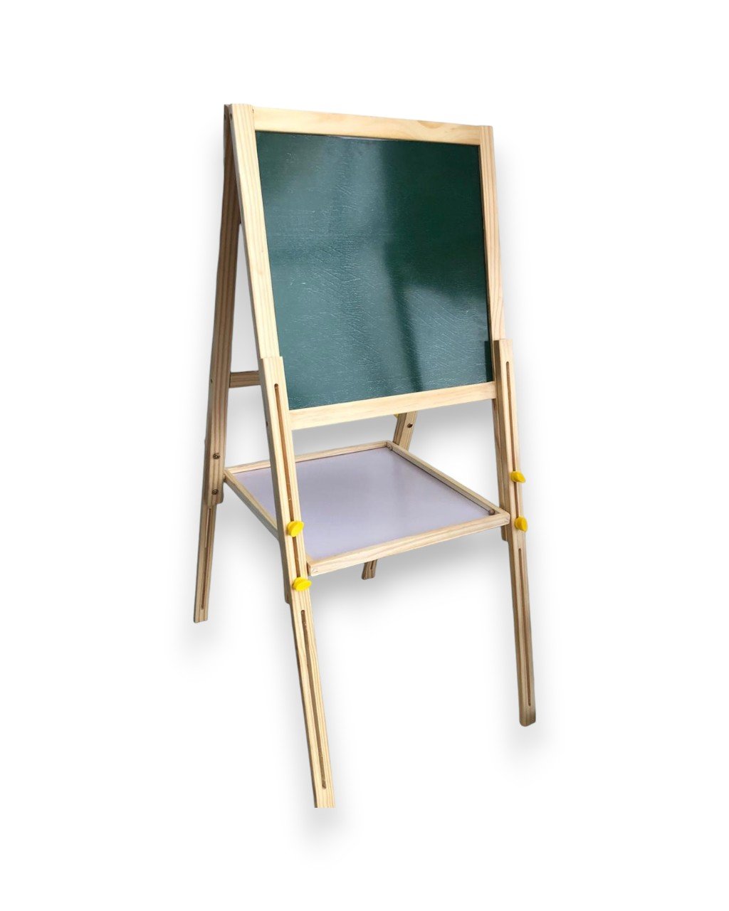 Tableau magnétique en bois double face réglable de 100 à 120cm – Image 2