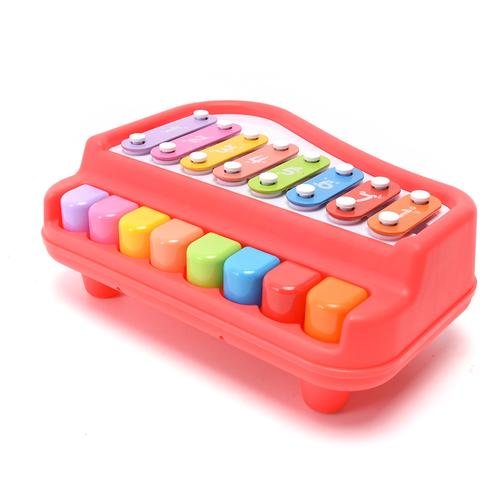 Piano vocal xylophone à 8 touches Rouge - Huanger