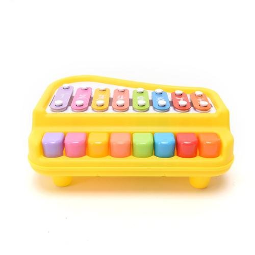 Piano vocal xylophone à 8 touches Jaune - Huanger – Image 2