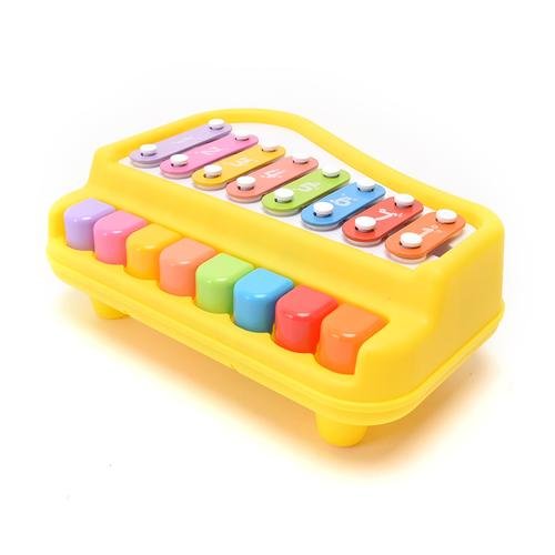 Piano vocal xylophone à 8 touches Jaune - Huanger