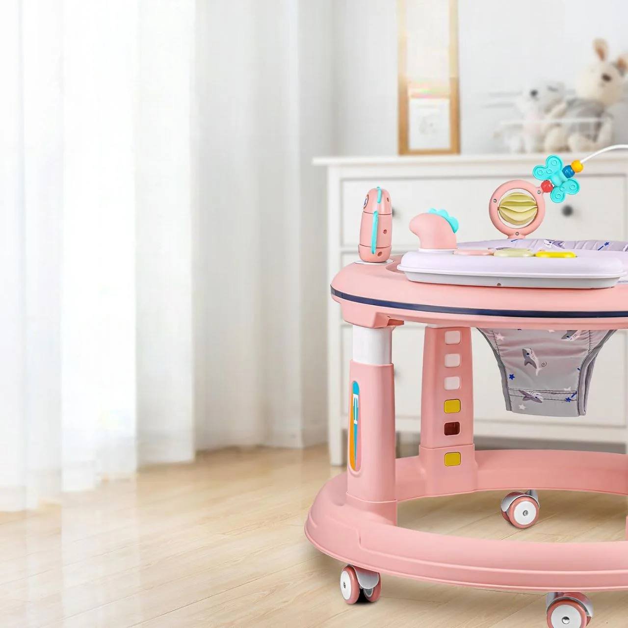 Youpala Trotteur avec siège 360°-Rose – Image 3