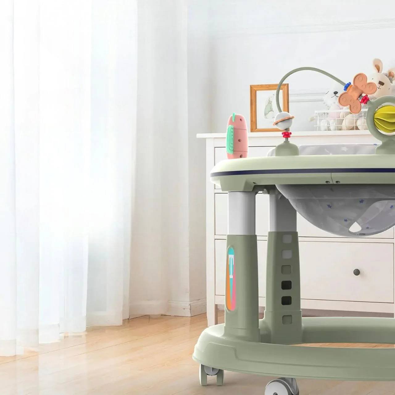 Youpala Trotteur avec siège 360°-Vert – Image 4