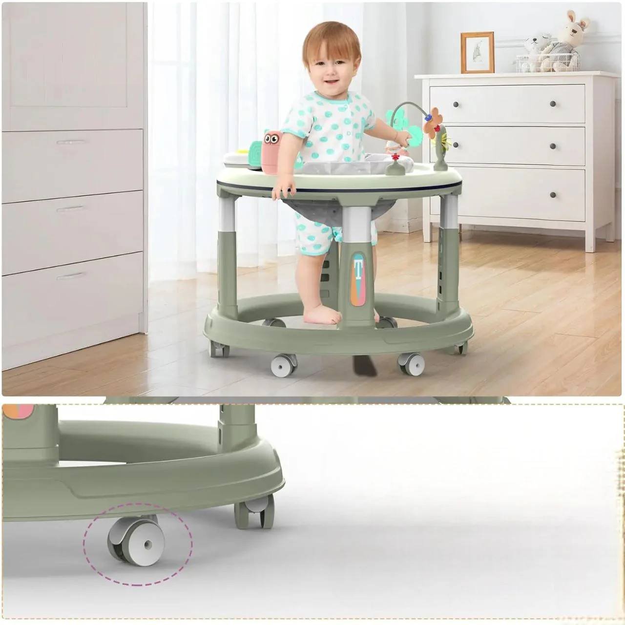 Youpala Trotteur avec siège 360°-Vert – Image 3