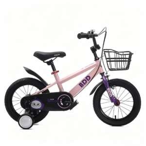 Velo 12 pouces en acier - Bicyclette de 3 à 6 ans Rose