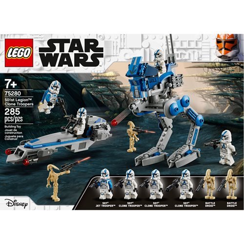 LEGO Star Wars 75280 -Les soldats clones de la 501e Légion