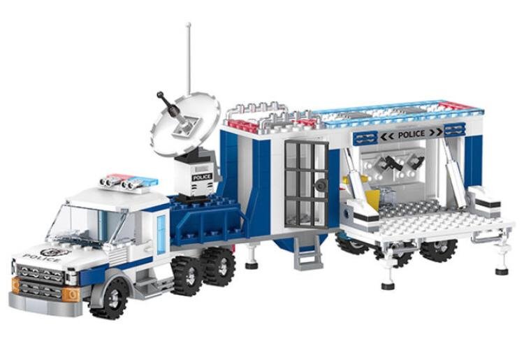 Cogo City - Camion de police de la ville et chariot - 406 pcs – Image 3