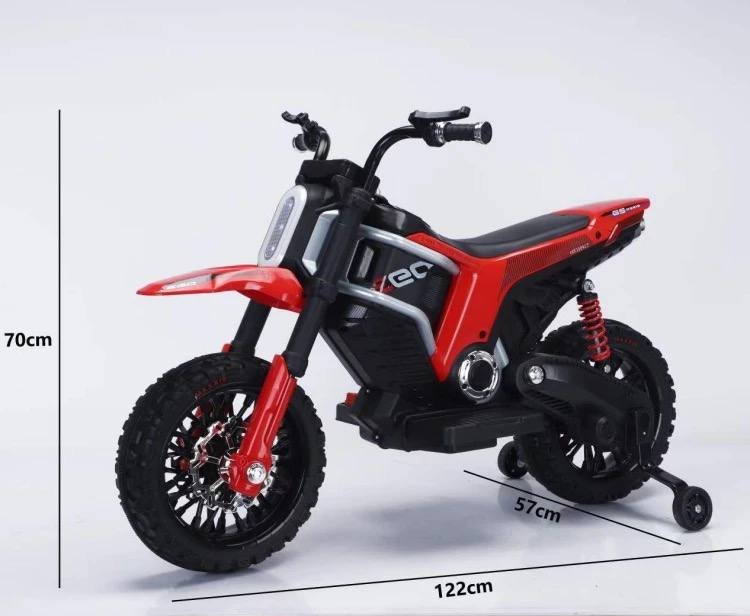 Moto Electrique style Cross - 12V Rouge – Image 2