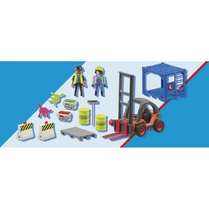 Chariot Elevateur Avec Cargaison - Playmobil City Action – Image 4