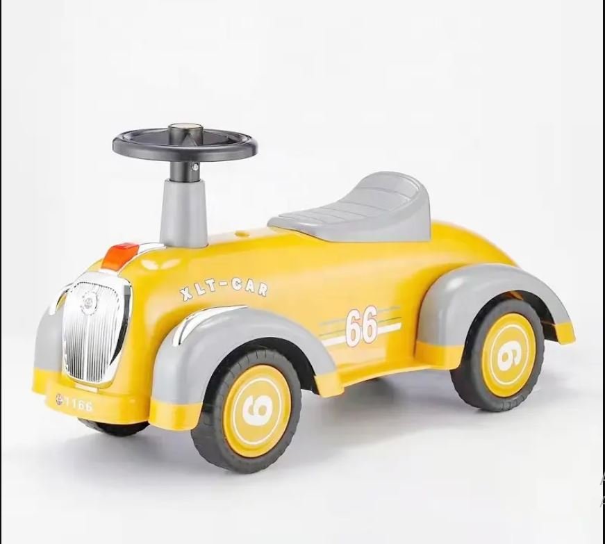 Porteur voiture baby car classic JAUNE