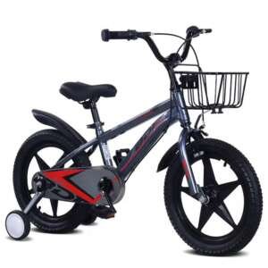 Velo 14 pouces Bicyclette de 4 à 7 ans Gris Foncé