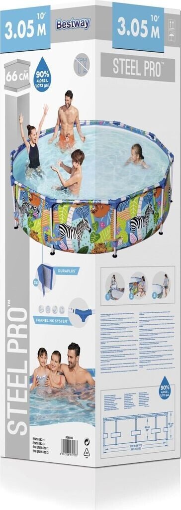 Piscine Bestway Steel Pro Frame Wild Print – 3,05 m x 66 cm – Image 6
