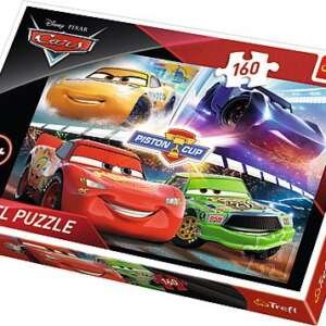 Trefl - Puzzle 160 pièces -Cars: pour gagner la course