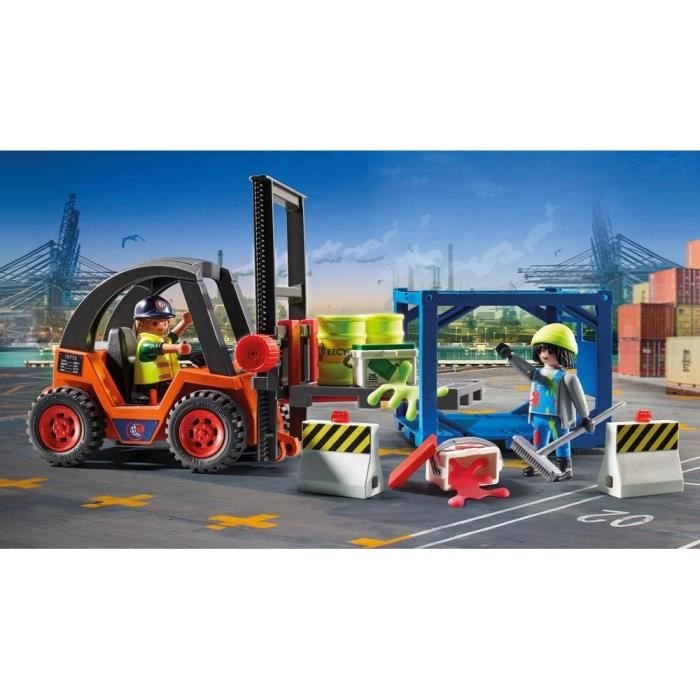 Chariot Elevateur Avec Cargaison - Playmobil City Action – Image 3