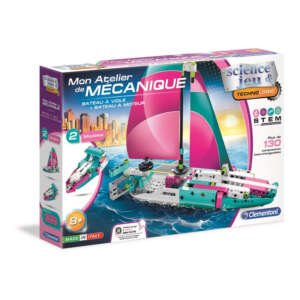 Mon Atelier de Mécanique – Bateau à voile et Bateau à moteur – Clementoni