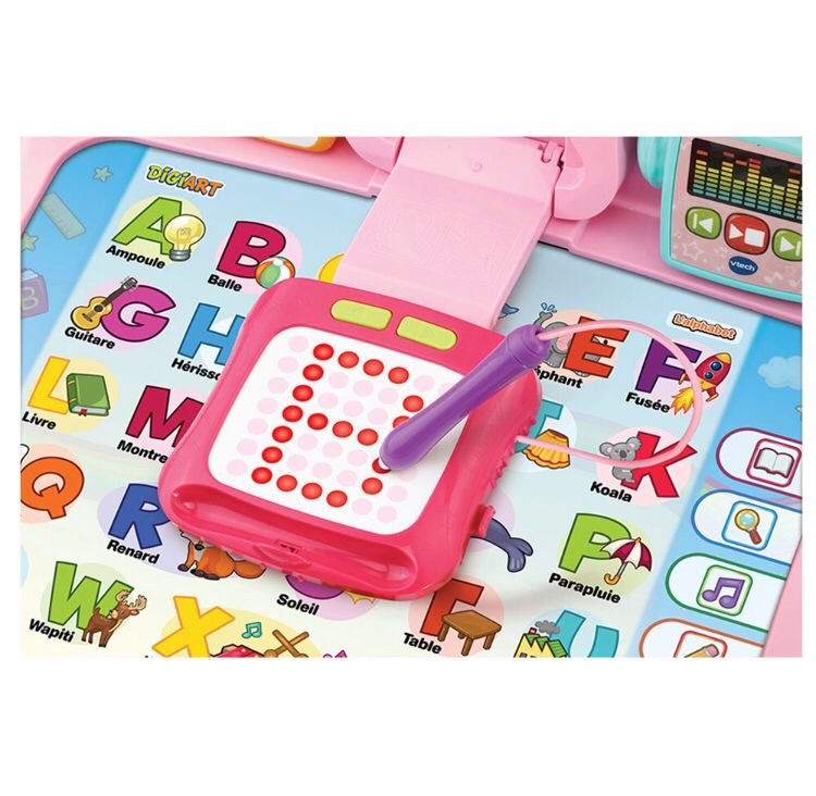 Magi bureau interactif 4 en 1 Rose - Vtech – Image 2