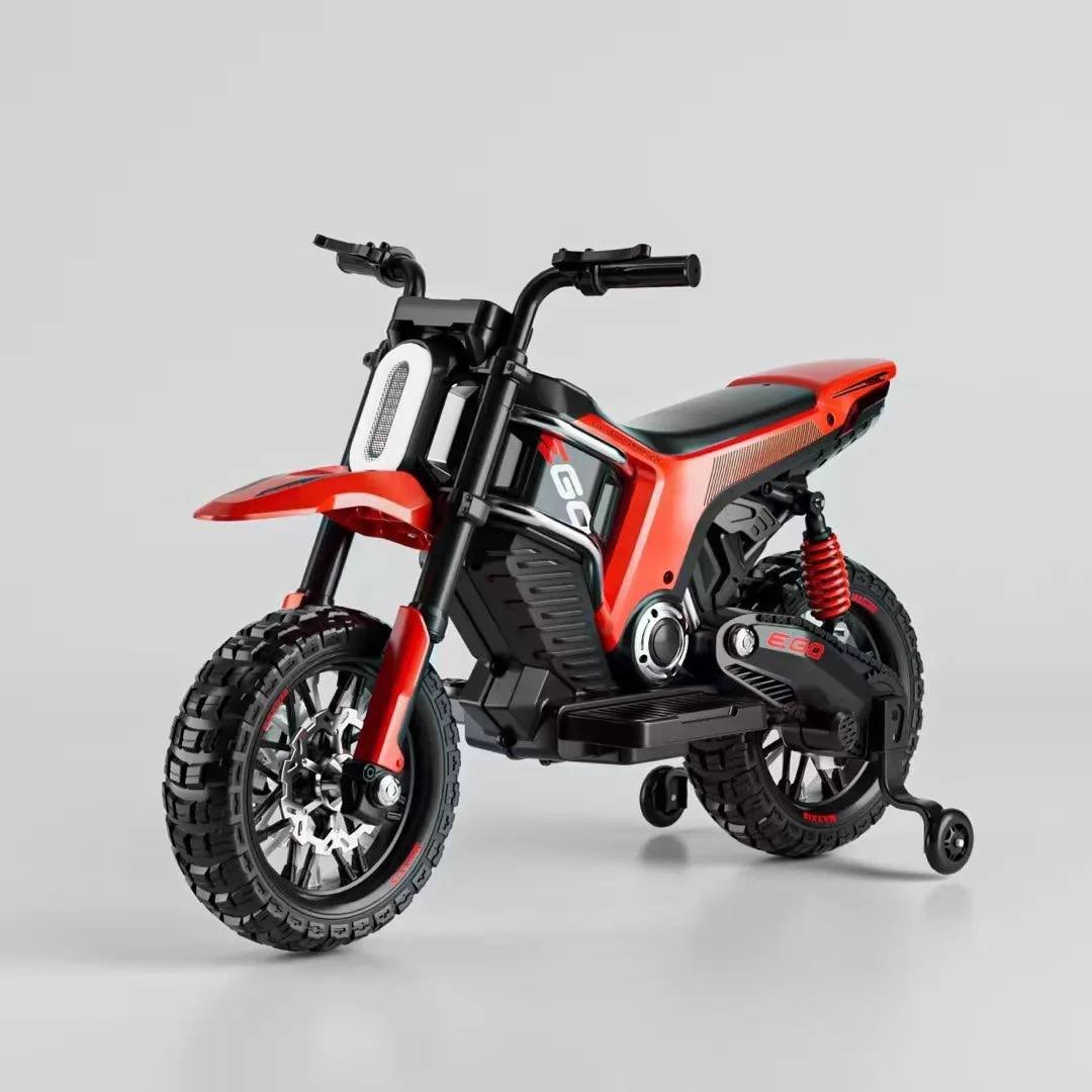 Moto Electrique style Cross - 12V Rouge