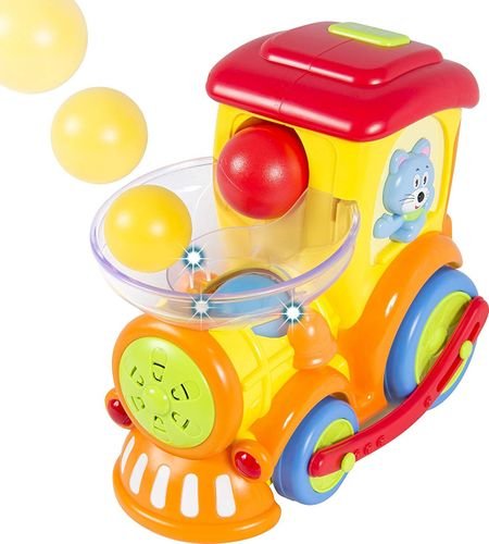 Train lanceur de boules avec lumière et son - Hola – Image 2