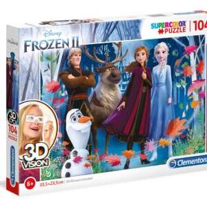 Disney Frozen 2 - 104 pièces - 3D Vision Puzzle -CLEMENTONI