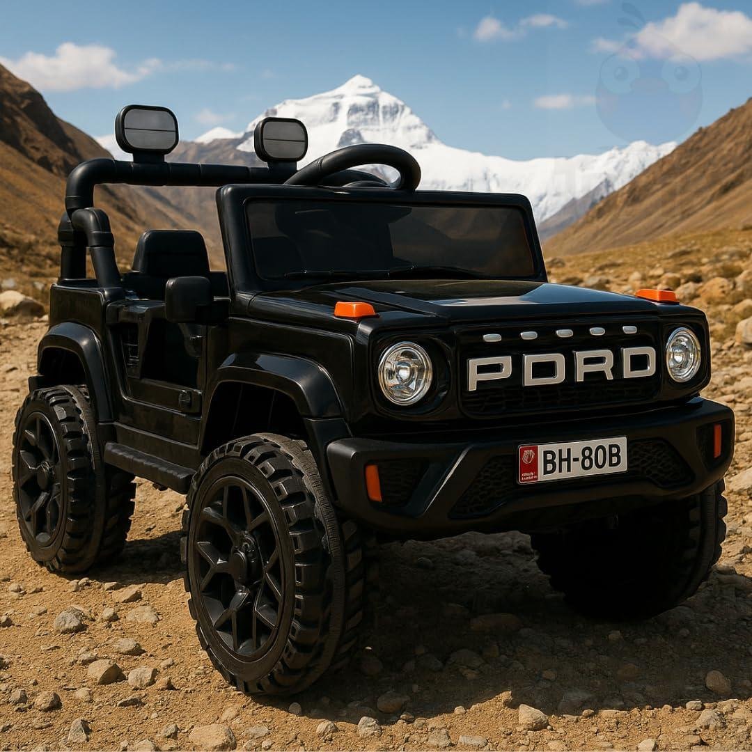 Voiture électrique 4x4 12V pour enfant - Noir – Image 4