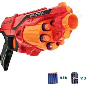 Nerf Vigilant - 10 fléchettes et 3 cibles