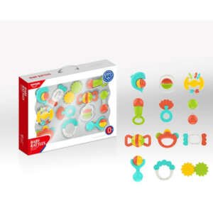 Pack de 12 hochets multi-couleurs - Huanger