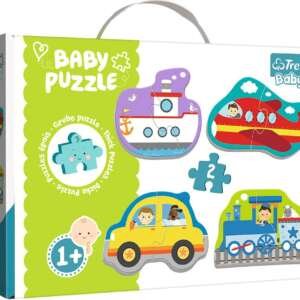 Trefl Puzzle Baby Véhicules de transport classiques