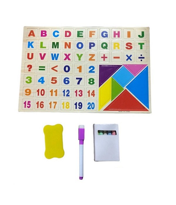 Tableau double face en bois magnétique pliable - 93 cm x 43,5 cm – Image 4