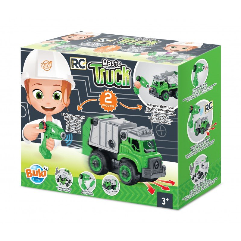 Camion de poubelle Ingénieur Junior - Buki