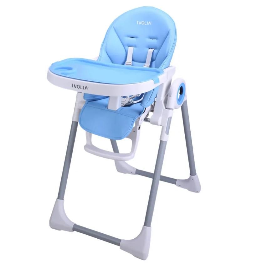 Chaise Haute ÉVOLUTIVE IVOLIA-BLEU