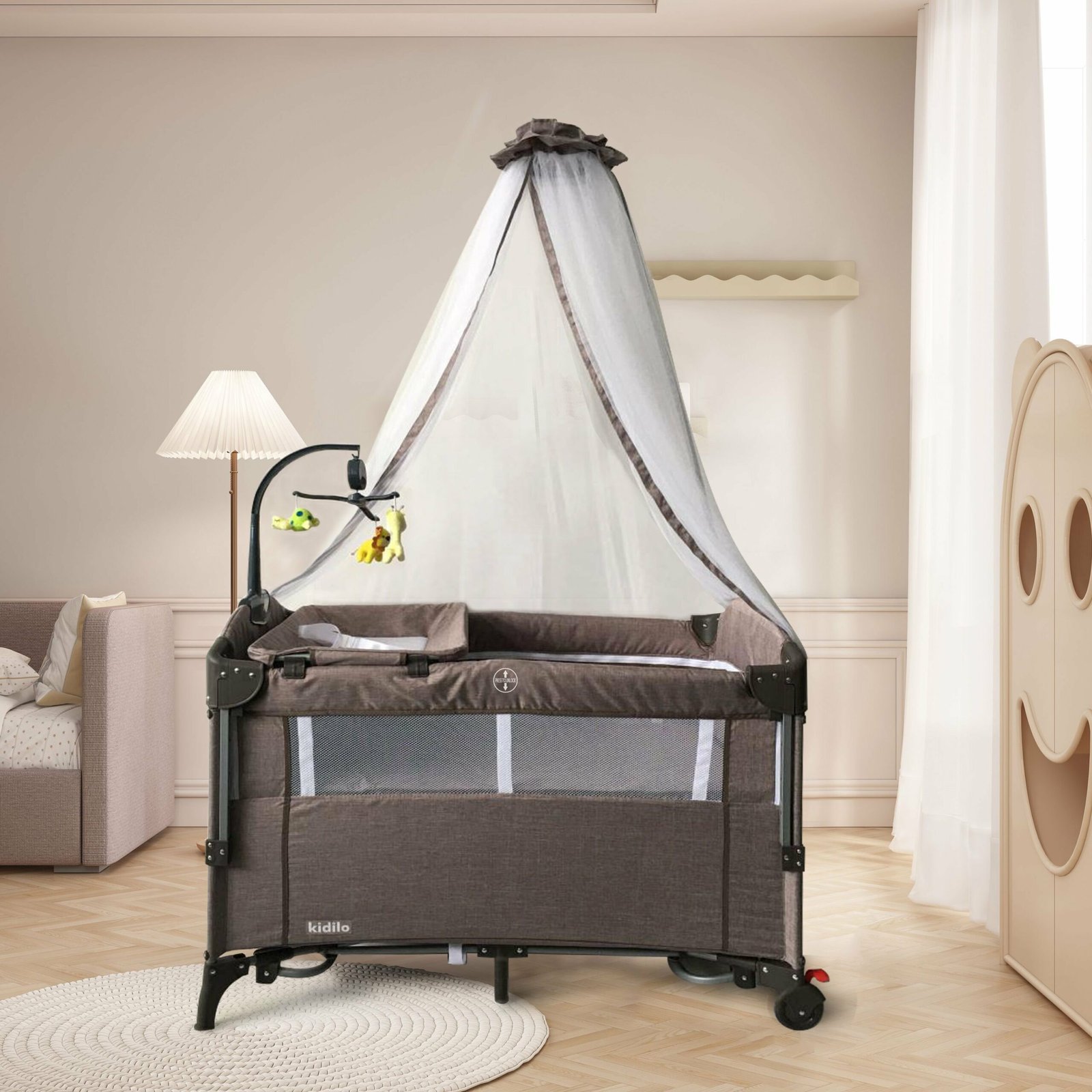 Lit parc Cododo – Kidilo MARRON