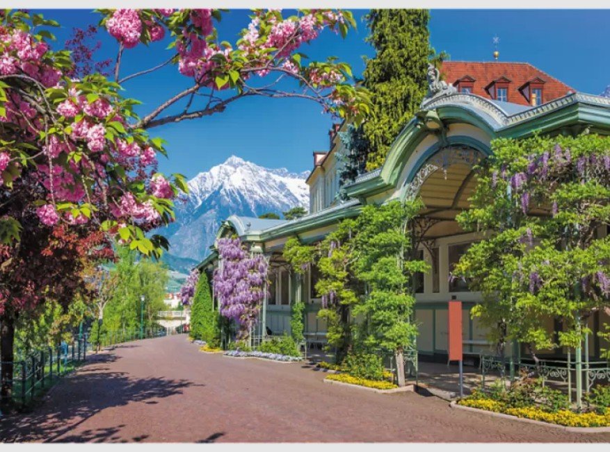 Puzzle 2000 -Carte de la terre, Merano ,Cascades d'Haifoss Trefl – Image 3