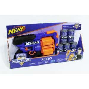 Nerf N-Strike XCESS avec 12 Fléchettes - Bleu