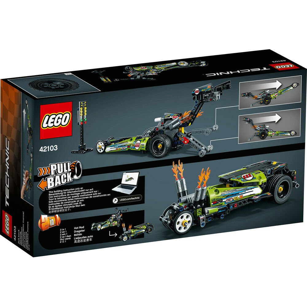 lego technic Le Dragster – Image 3