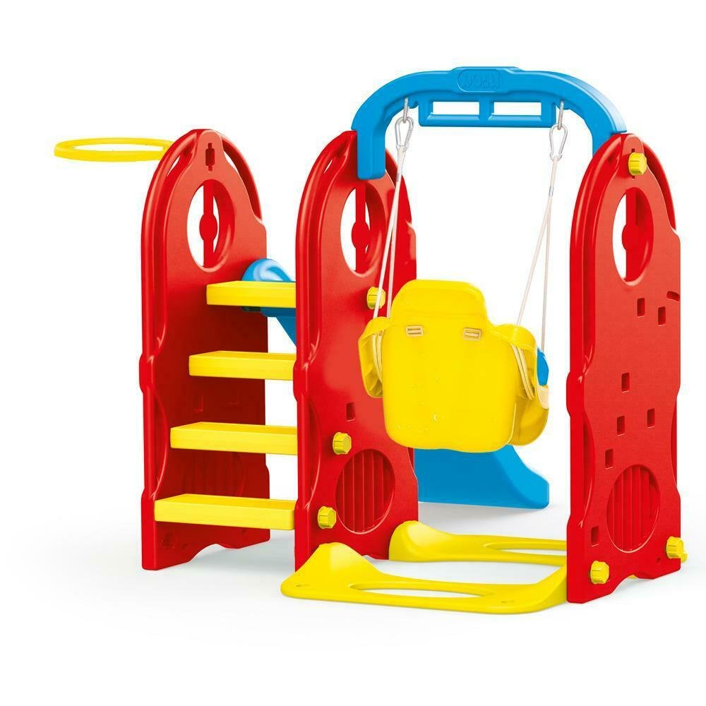 Centre de jeux 4 en 1 avec Balançoire et toboggan -Dolu – Image 3
