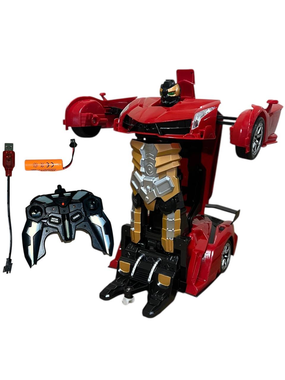 Transformers Télécommandée rechargeable - Rouge