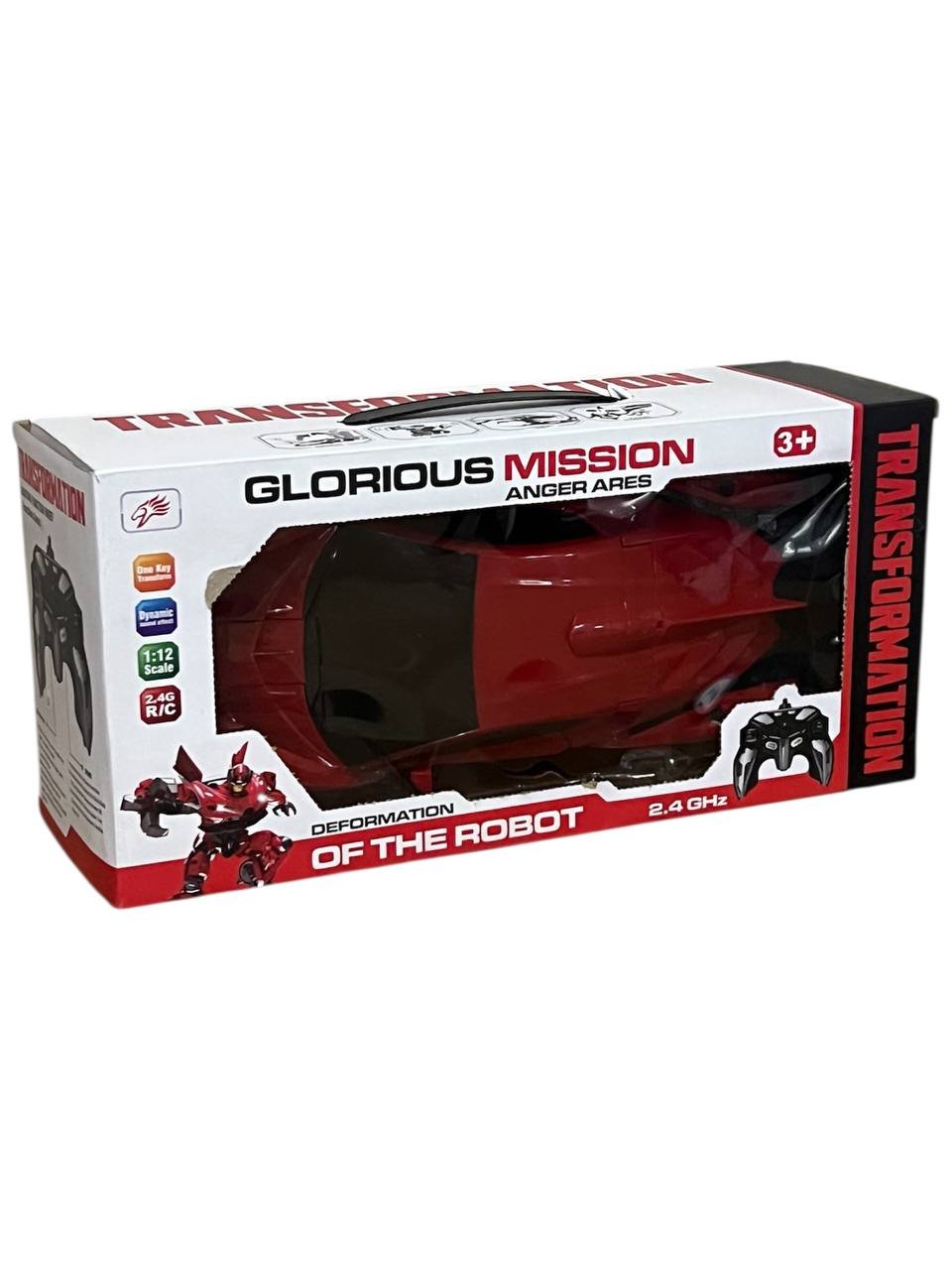 Transformers Télécommandée rechargeable - Rouge – Image 5
