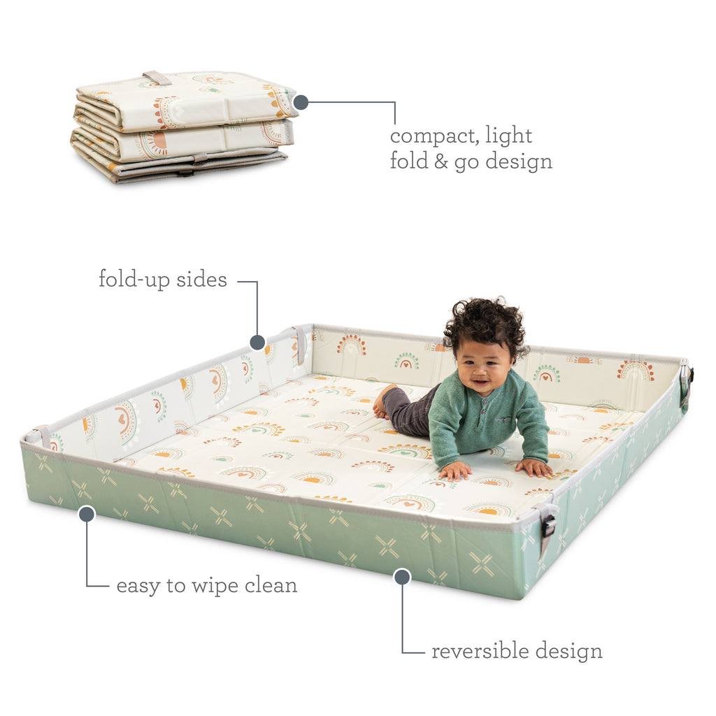 Tapis Pliable en mousse confortable pour bébé - 150 x 150 cm