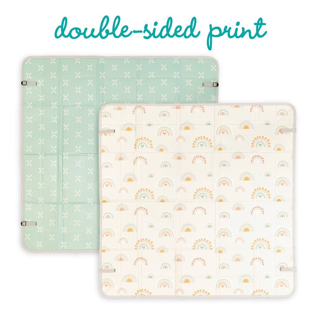 Tapis Pliable en mousse confortable pour bébé - 150 x 150 cm – Image 2