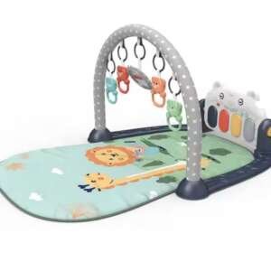 Tapis d'éveil pour bébé avec piano -Bleu