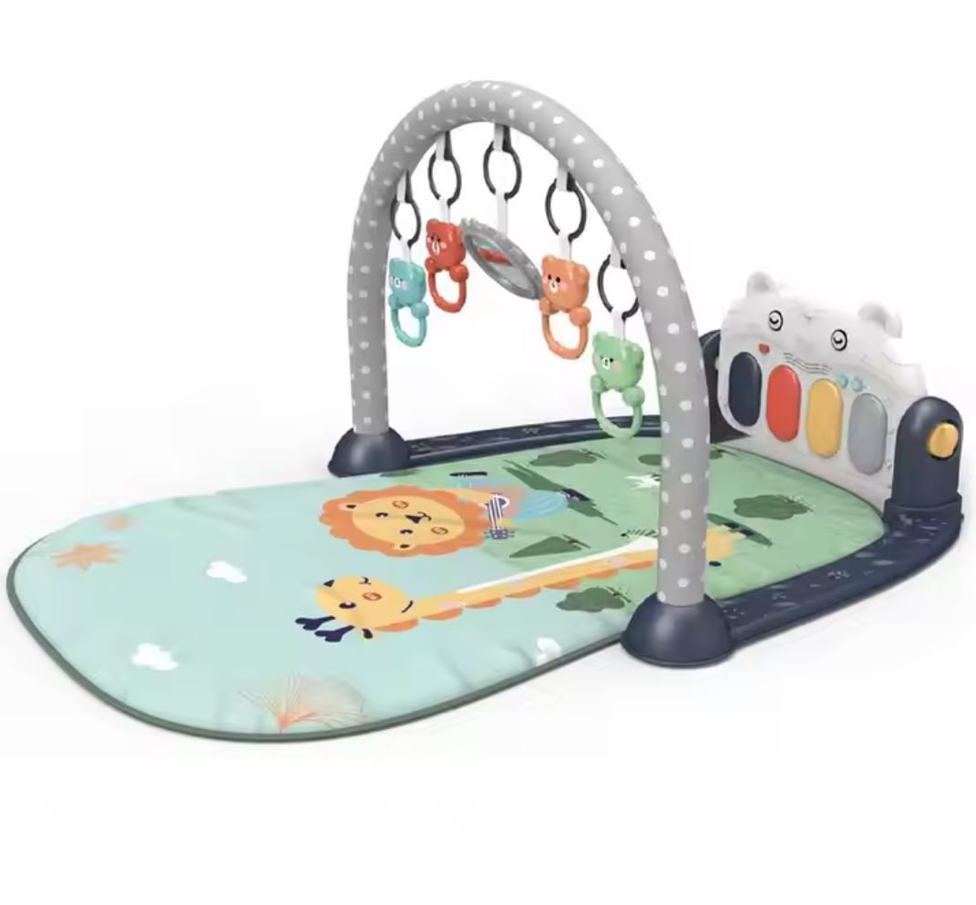 Tapis d'éveil pour bébé avec piano -Bleu