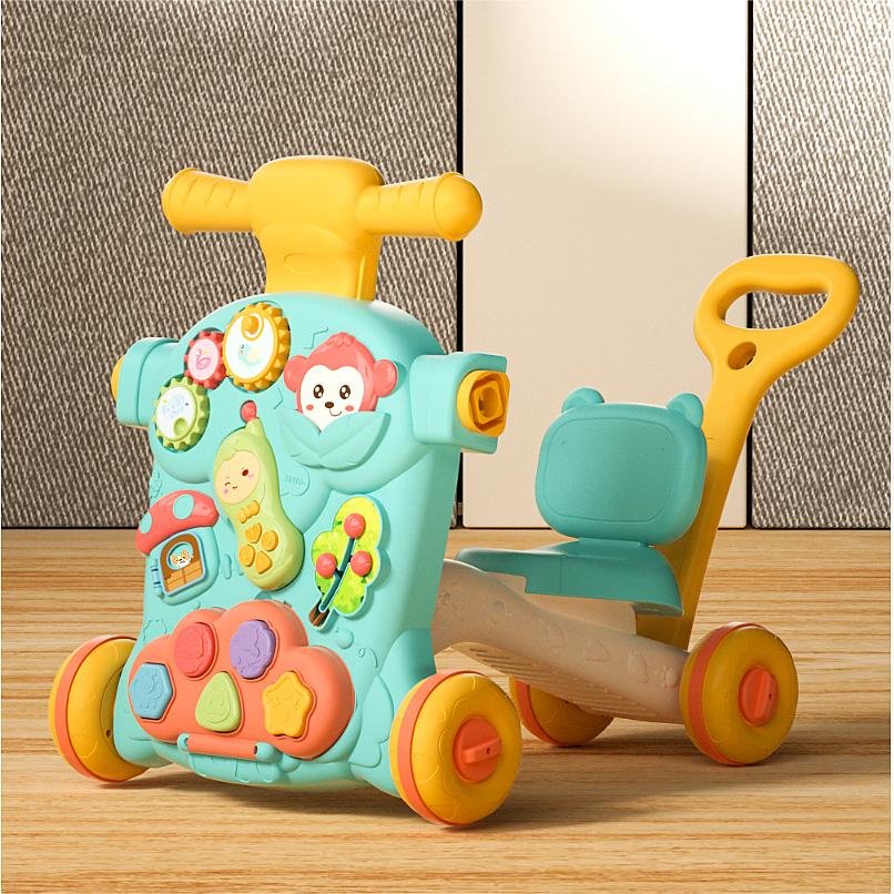 Trotteur 3 en 1 Transformable en Baby Car et Scooter Musical – Image 6