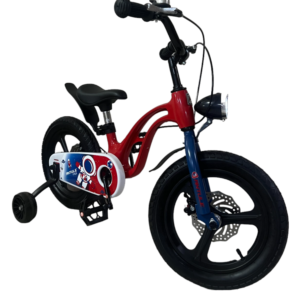 Vélo 14 pouces enfants Frein à Disque de 3-7ans-Rouge