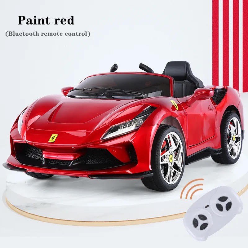 Voiture électrique style Ferrari 12V - Rouge