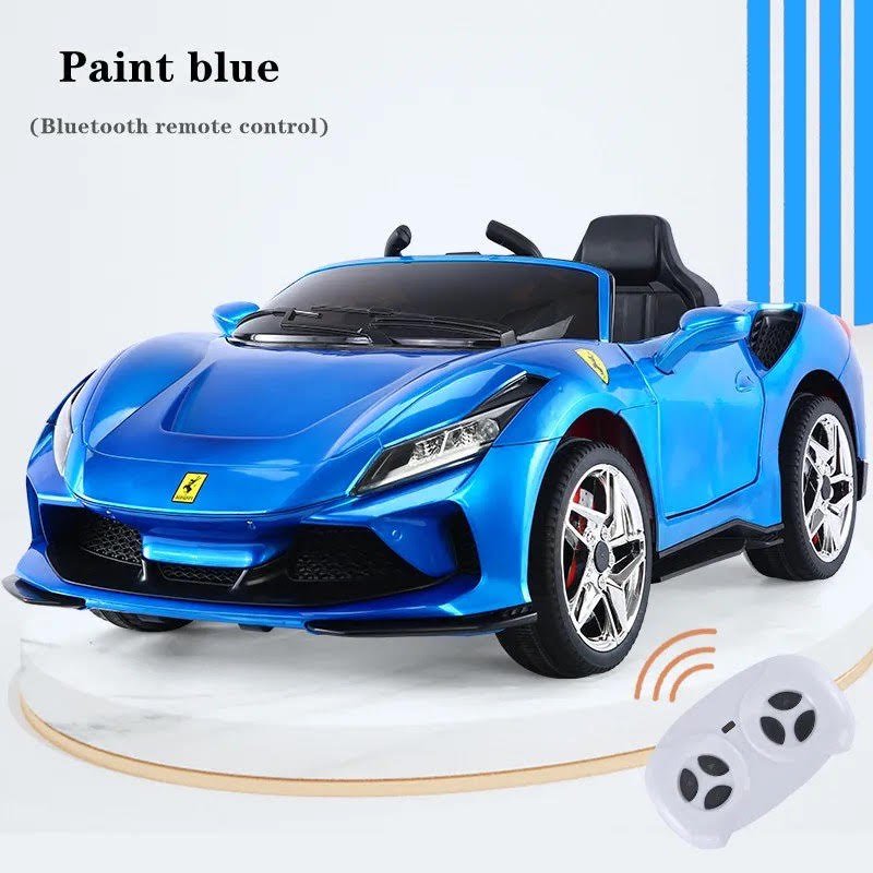 Voiture électrique style Ferrari 12V - Bleu