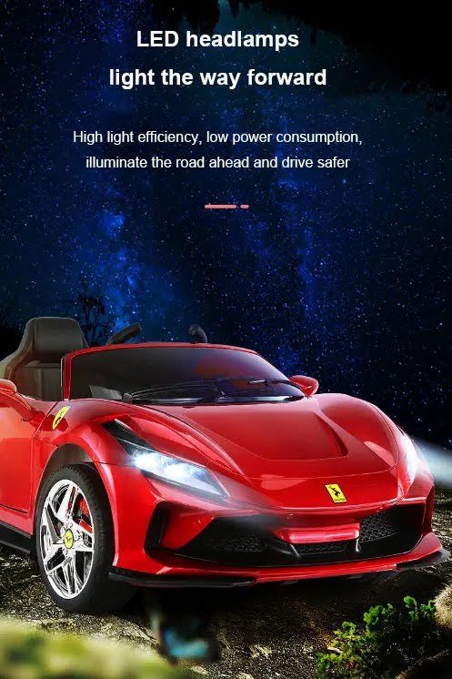 Voiture électrique style Ferrari 12V - Rouge – Image 5